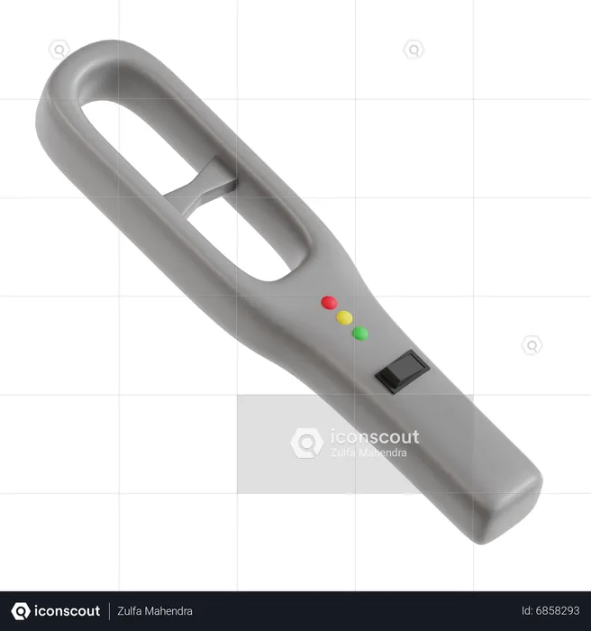 Metal Detector  3D Icon