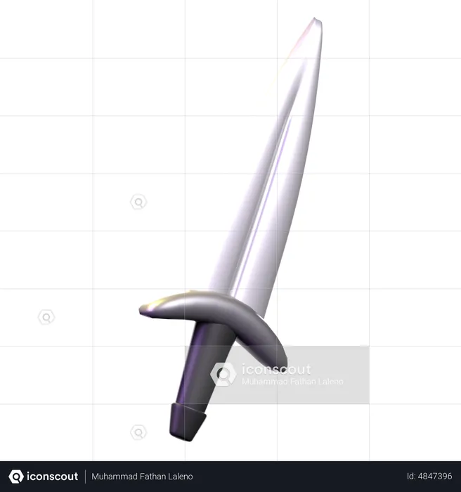Metal Sword  3D Icon