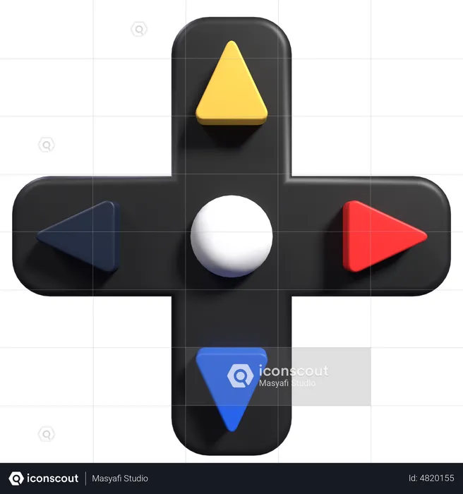 Metaverse Button  3D Icon