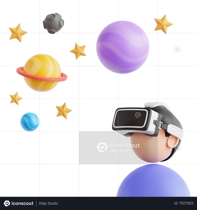 Metaverse Exploration  3D Icon