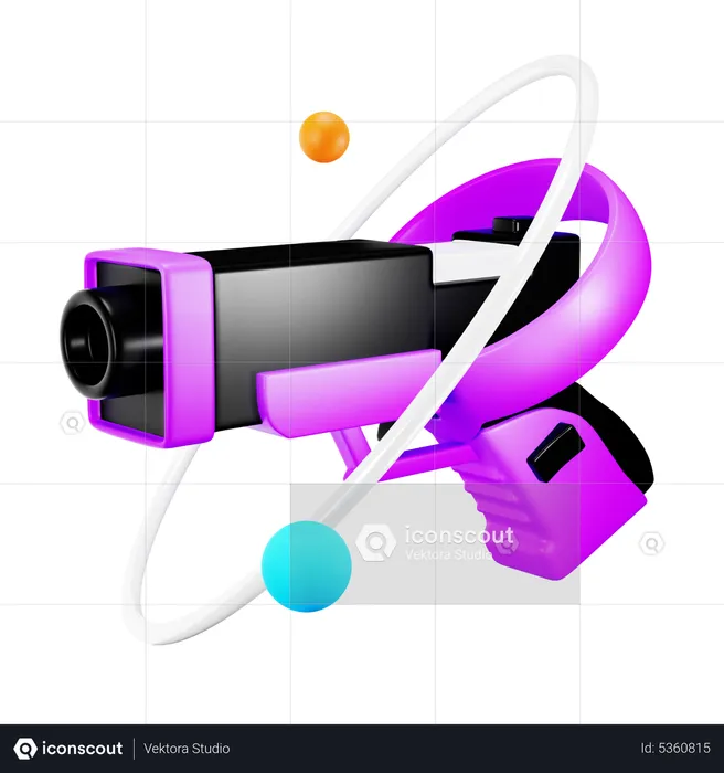 Metaverse-Waffe  3D Icon