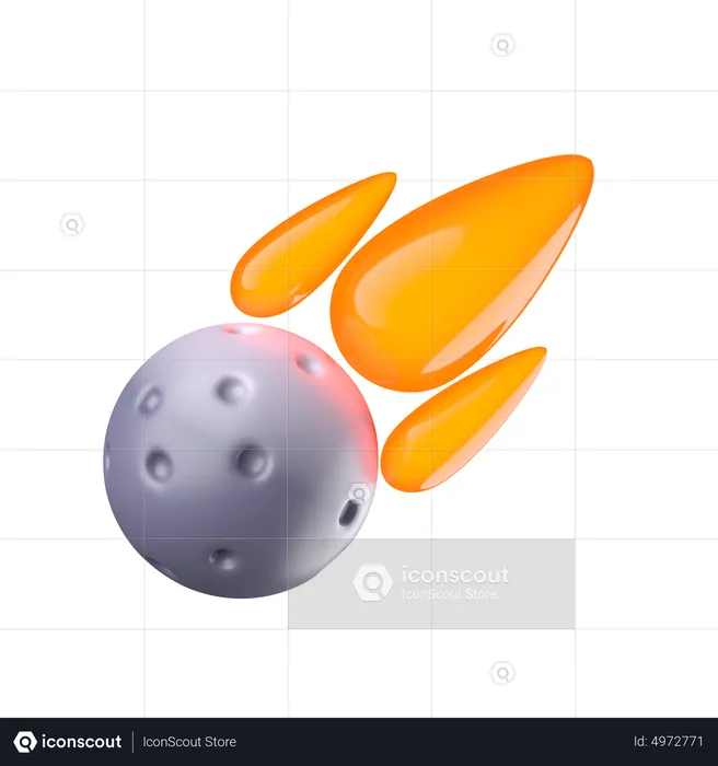 Meteorite  3D Icon