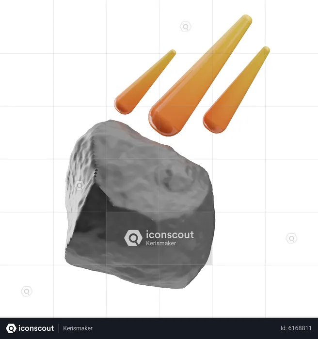 Meteoro  3D Icon