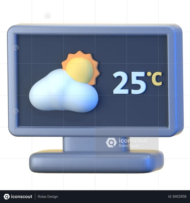 Meteorology  3D Icon