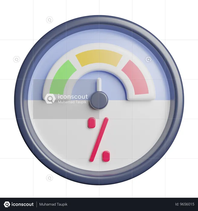 Metering  3D Icon