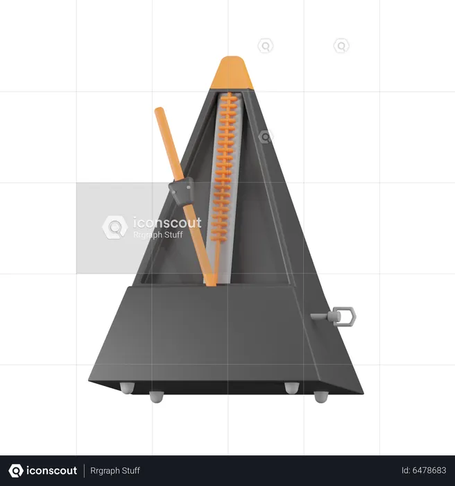 Metronom  3D Icon