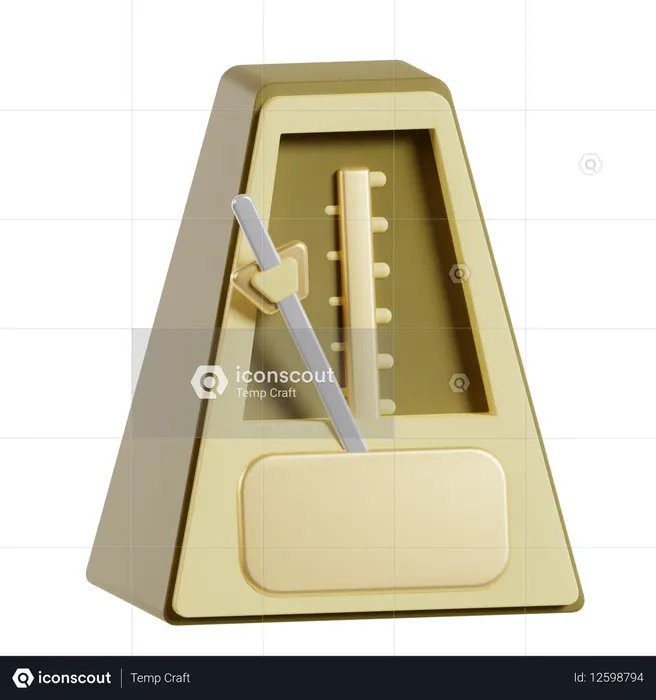Métronome  3D Icon