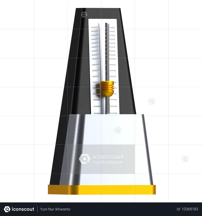 Metrônomo  3D Icon