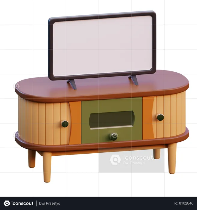 Meuble TV  3D Icon