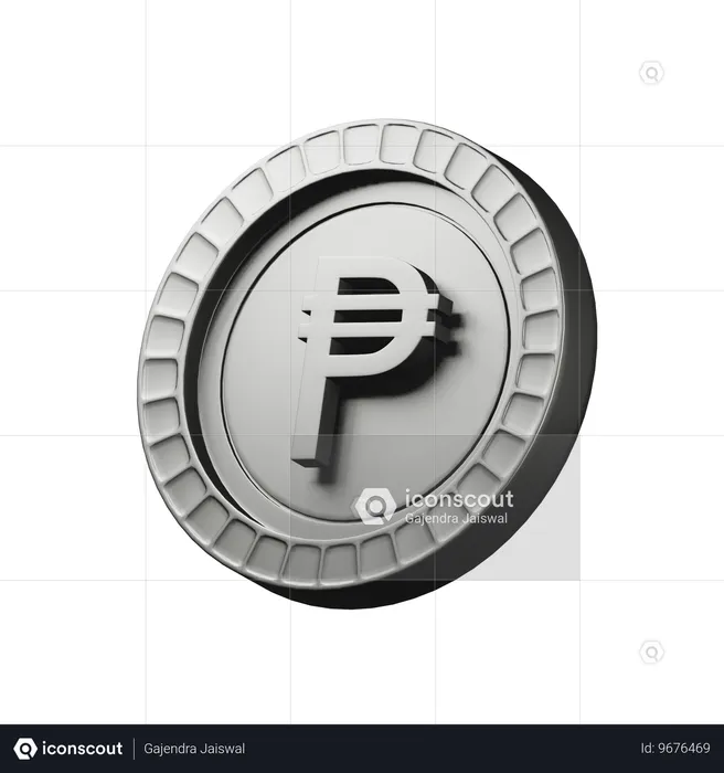 Mexican peso  3D Icon