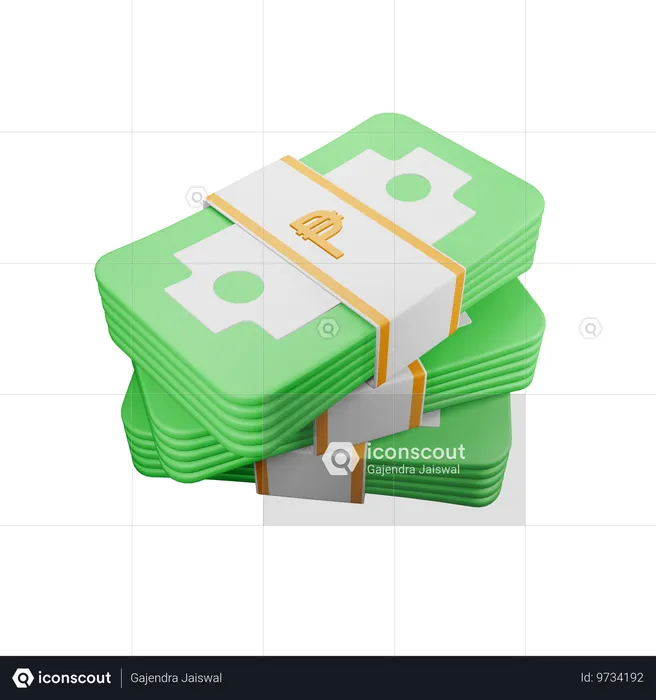 Mexican peso  3D Icon