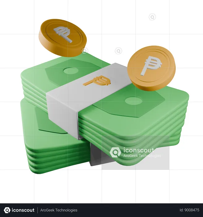 Mexican peso  3D Icon