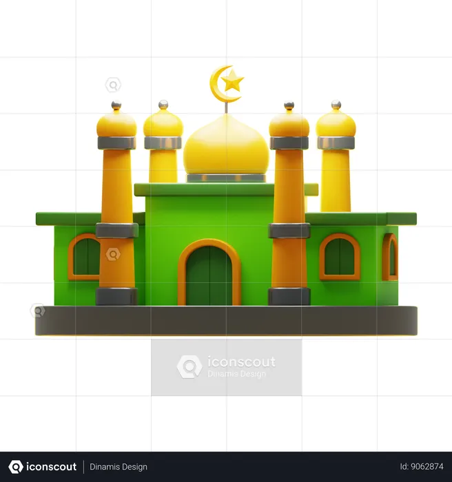 Mezquita  3D Icon