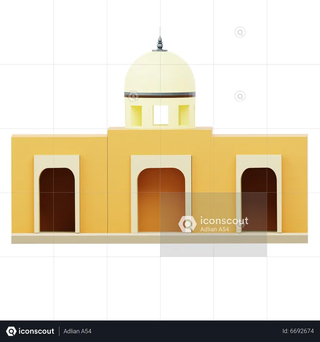 Mezquita  3D Icon