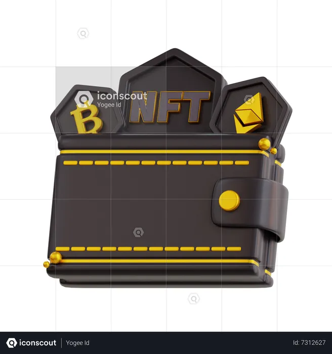 Billetera mft  3D Icon