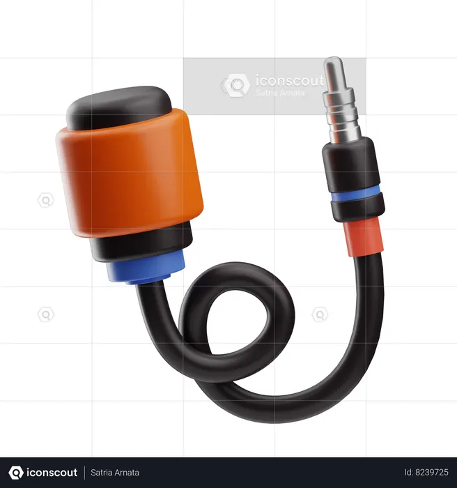 Mic  3D Icon