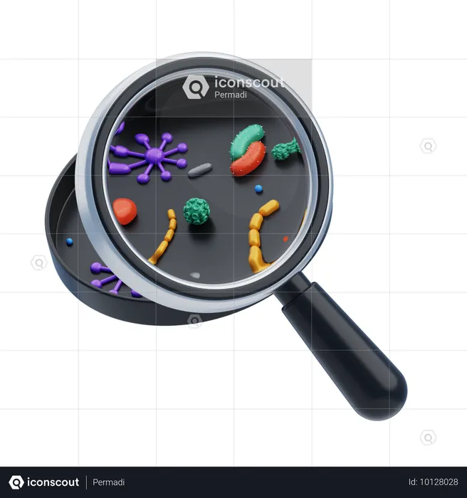 Microbiology  3D Icon