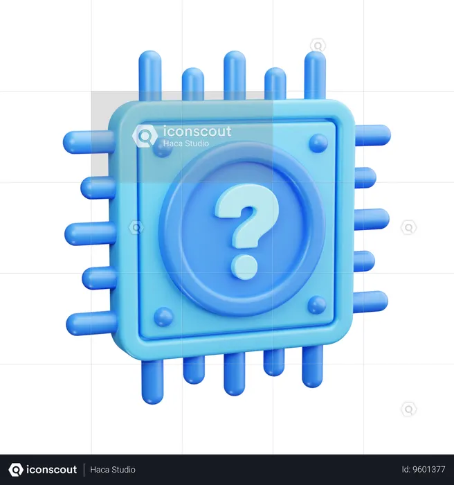 Microchip  3D Icon