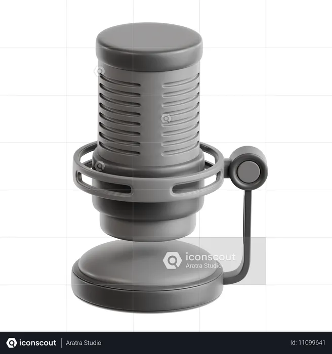 Microfone para jogos  3D Icon