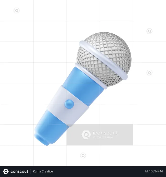 Microphone  3D Icon