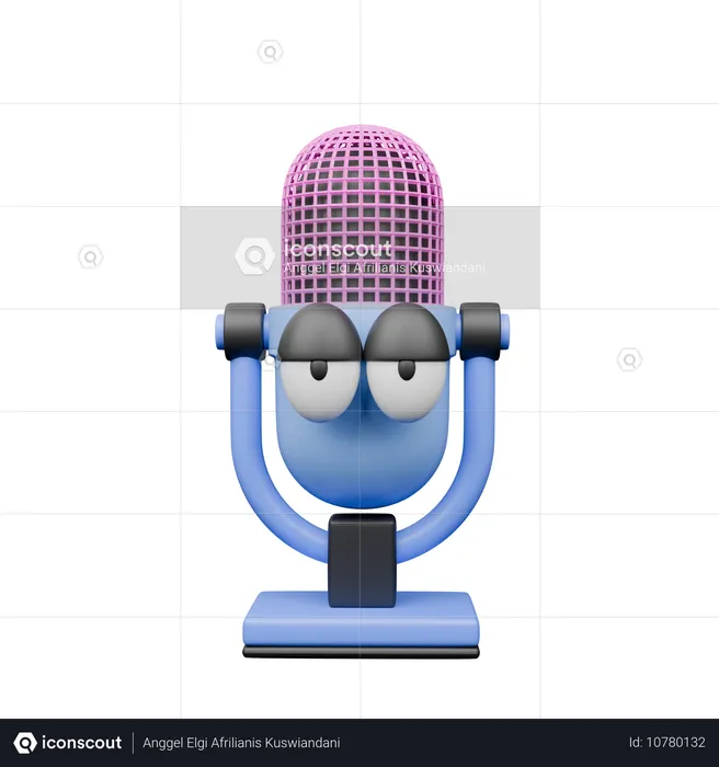 Microphone  3D Icon