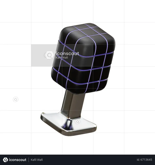 Microphone  3D Icon