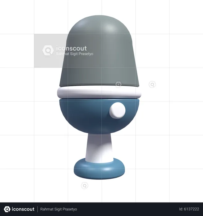 Microphone  3D Icon