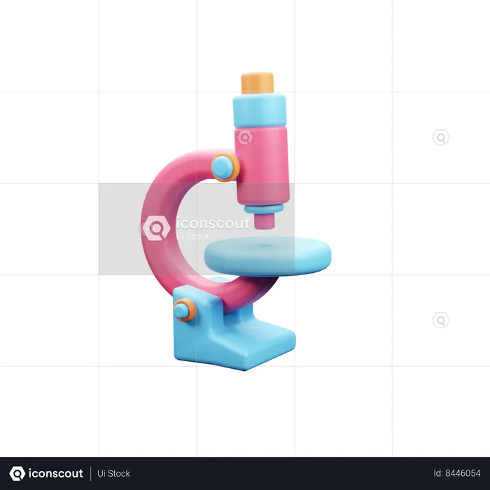 Microscopio  3D Icon