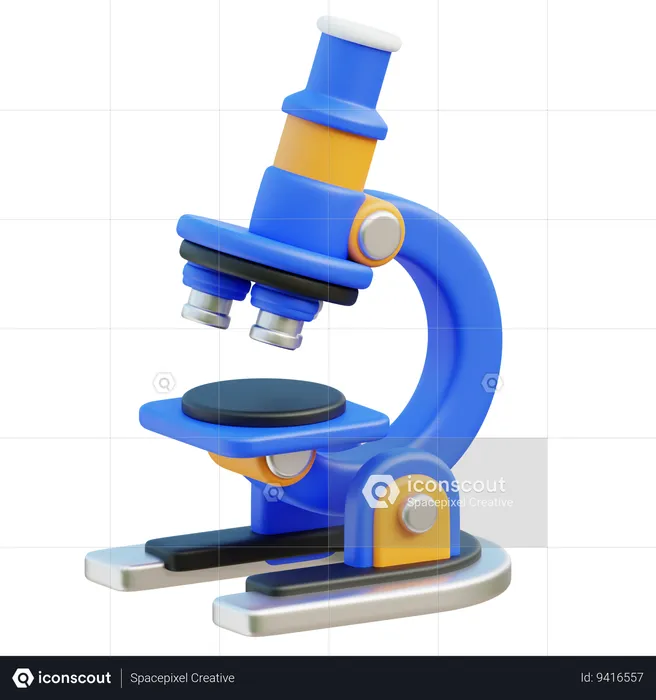 Microscopio  3D Icon