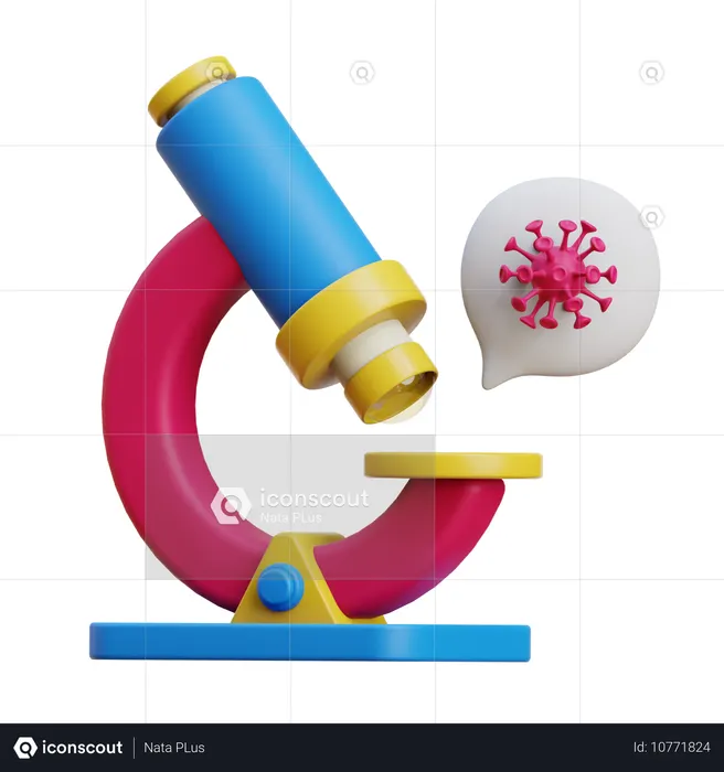 Microscópio  3D Icon