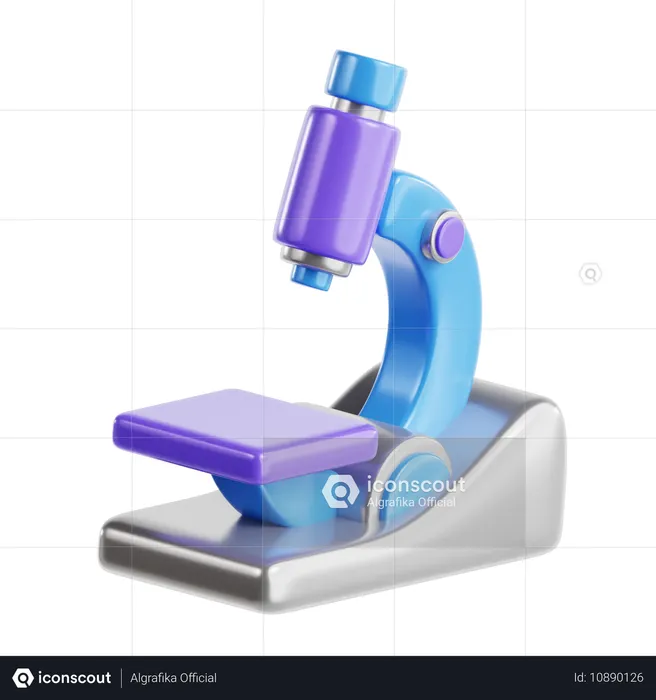 Microscopio  3D Icon