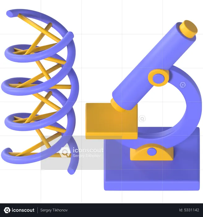 Microscópio  3D Icon