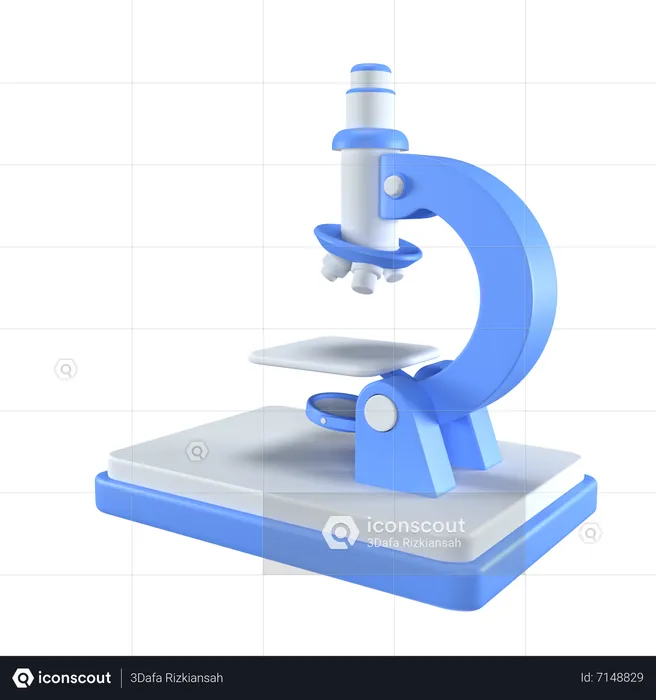 Microscopio  3D Icon