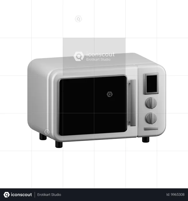 Microwave  3D Icon