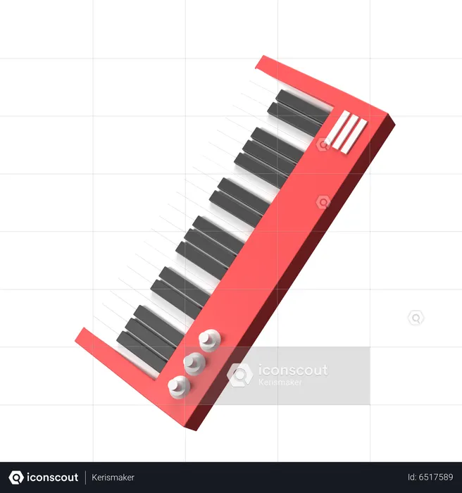 Midi Controler  3D Icon