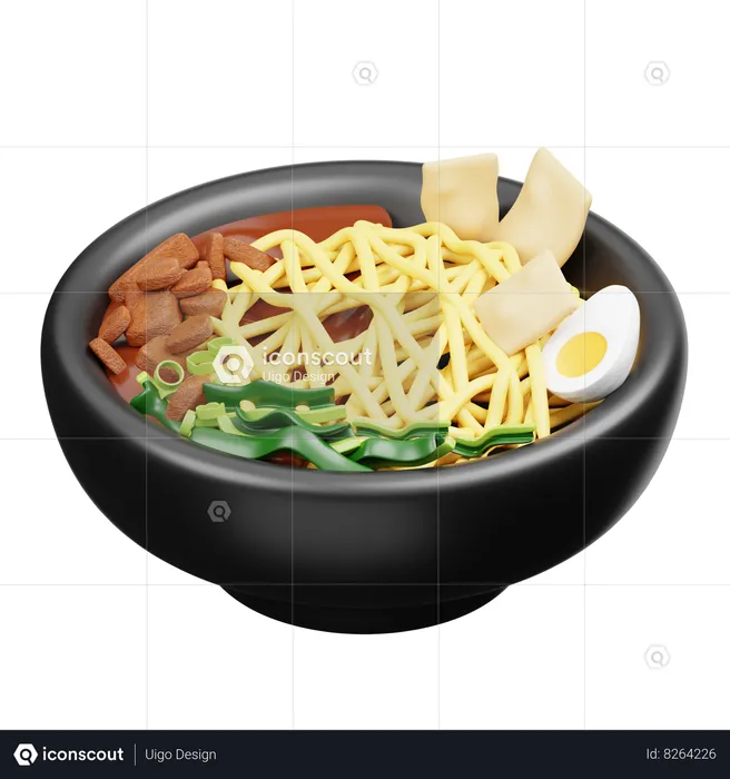 Mie Ayam  3D Icon