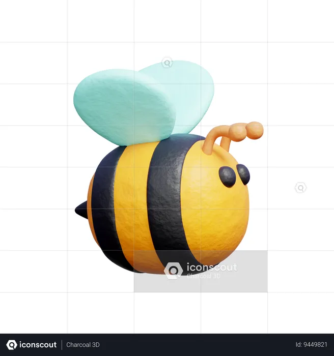 Miel de abeja  3D Icon