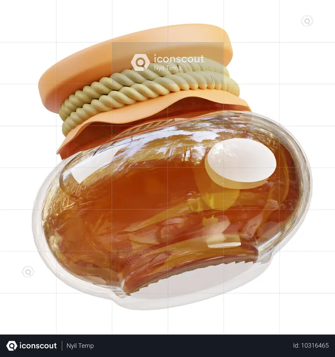 Confiture de miel  3D Icon