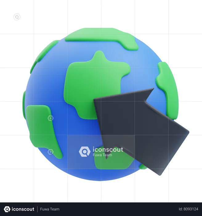 Migration  3D Icon