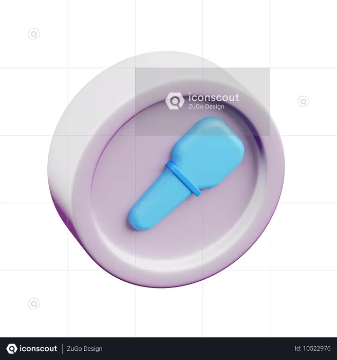Mikrofon  3D Icon