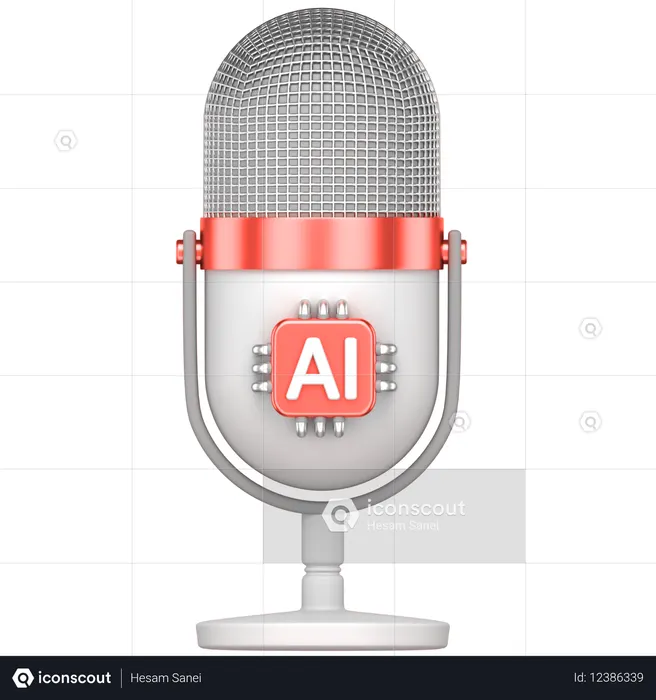 Mikrofon  3D Icon