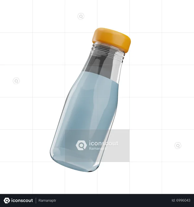 Milchflasche  3D Icon