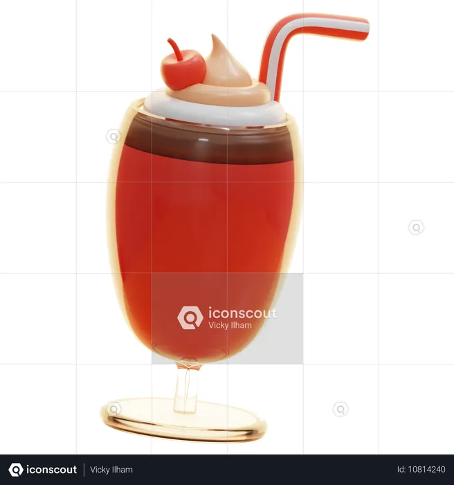 Milchshake  3D Icon