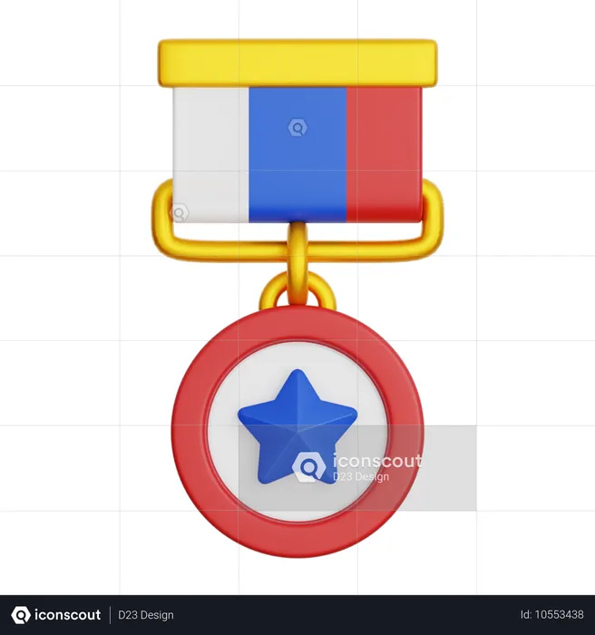 Militärmedaille  3D Icon