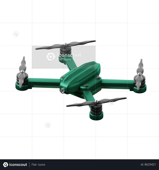 Military Drone  3D Icon