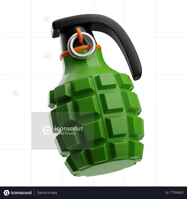 Military Grenade  3D Icon