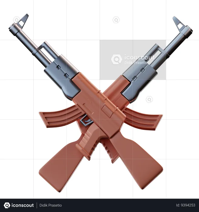 Military Guns  3D Icon