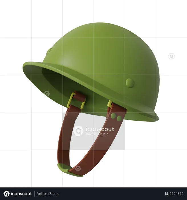 Military Hat  3D Icon
