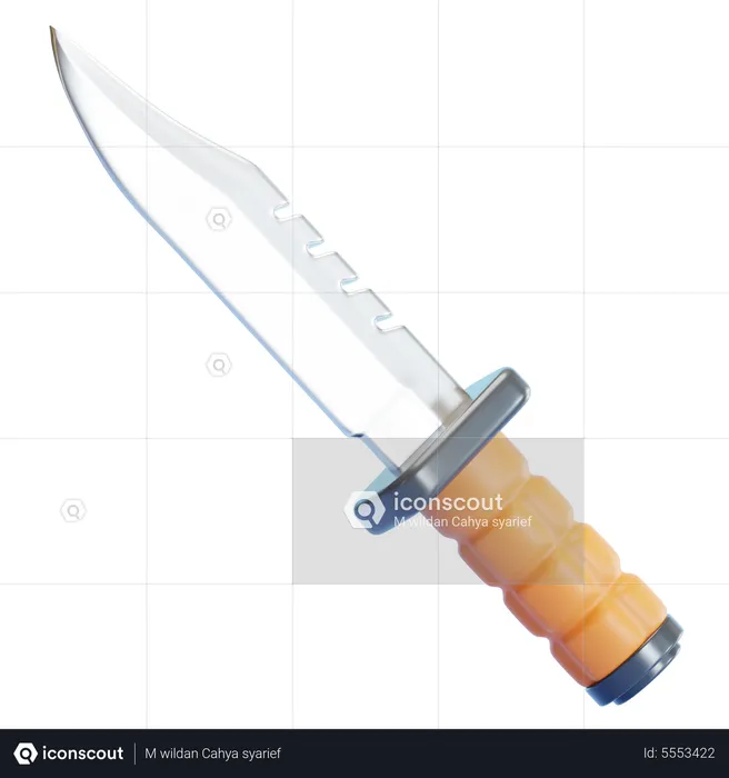 MILITARY KNIFE  3D Icon