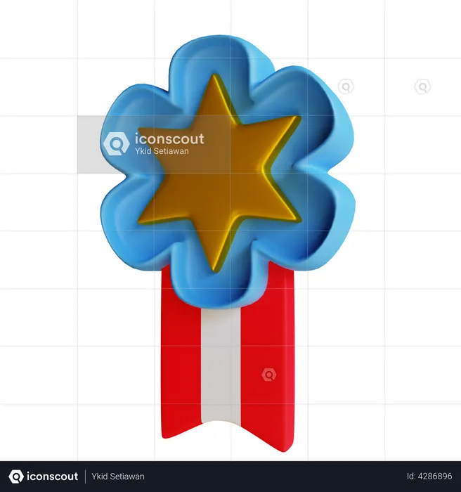 Military Medal  3D Icon